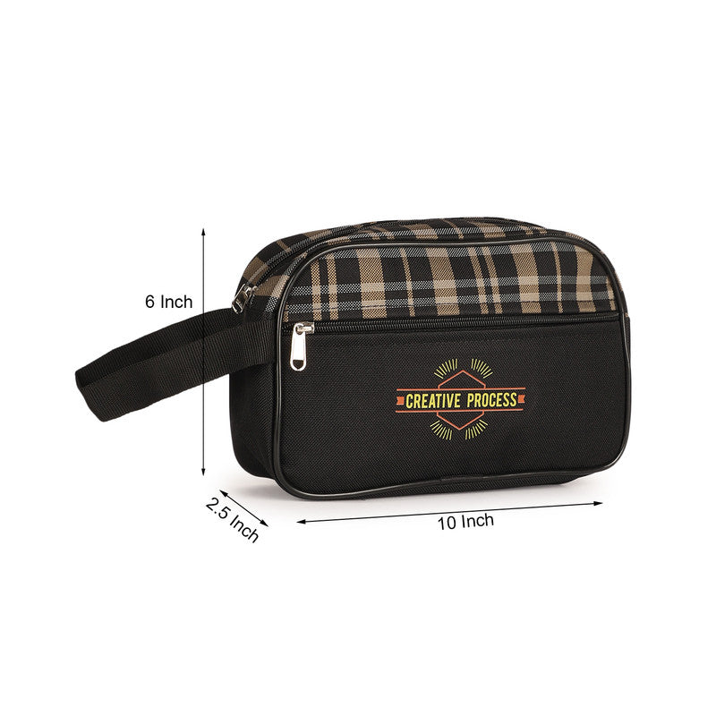 Creative Process Travel Pouch – Compact Organizer Bag for Toiletries, Cosmetics, and Accessories | Unisex Travel Bag | 6x10x2.5 Inches