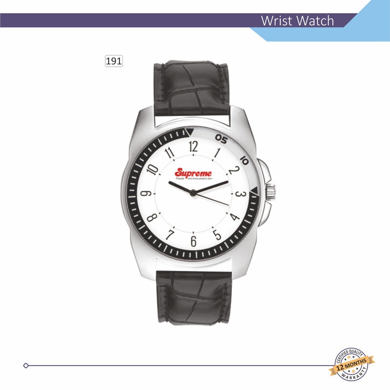 Johnson Men, Wrist Watch with Brown Leather Strap, Classic White Dial, Silver Case Elegant and Durable Timepiece for Casual and Formal Wear