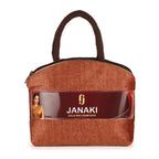 Janaki Jewelry Organizer Bag – Swet Double Shed Colour With Digital Print  Jewelry Case with Handle Perfect for Jewelry Storage and Travel – 200g Set of 4