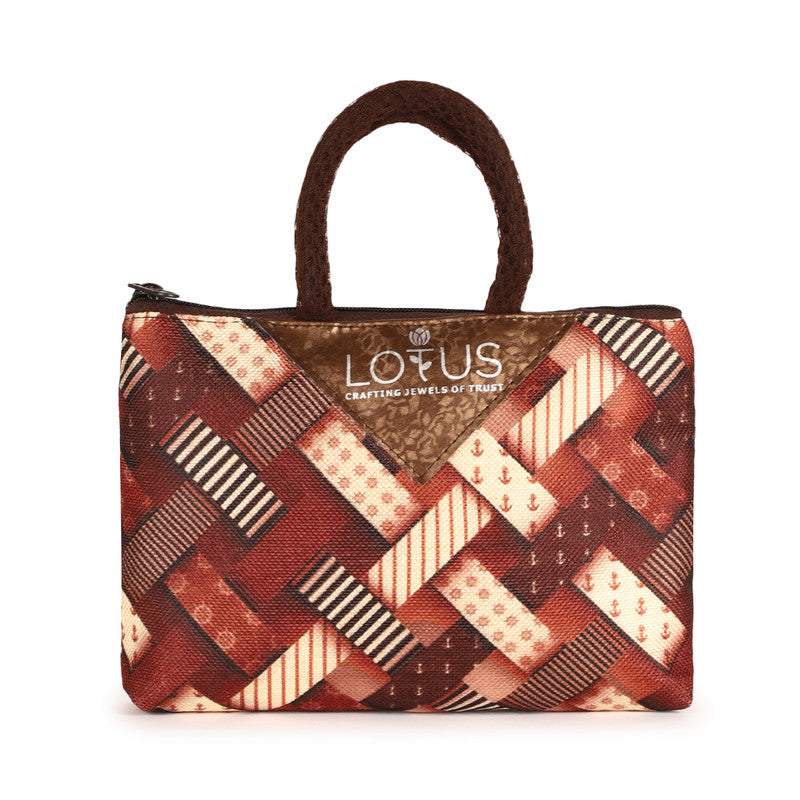 Lotus Jewelry Organizer Bag – Premium Fabric Jewelry Case with Handle, Stylish Design for Storing Gold & Precious Jewelry – Perfect for Travel & Storage Set of 3