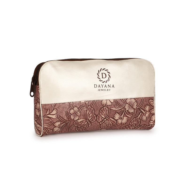 DAYANA Jewelry Organizer Bag – Premium Fabric Jewelry Case with Zipper, Elegant Design for Storing Jewelry, Rings, Necklaces, and More – Perfect for Travel & Storage