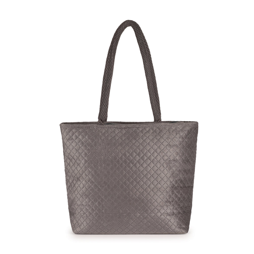 House of Legacy Fashionable Tote Bag with Zip Closure and Stylish Logo Design - Large Capacity Handbag for Women