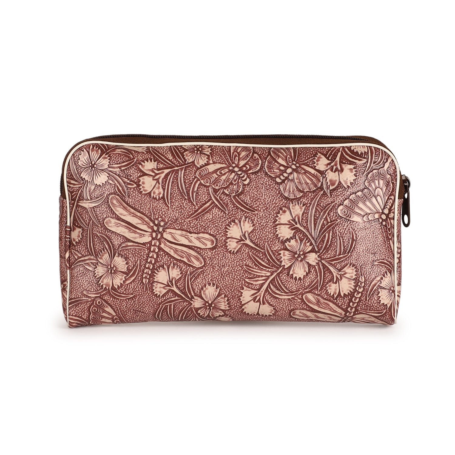 DAYANA Jewelry Organizer Bag –  Rexin Jewelry Case with Zipper, Elegant Design for Storing Jewelry, Rings, Necklaces, and More – Perfect for Travel & Storage Set of 3