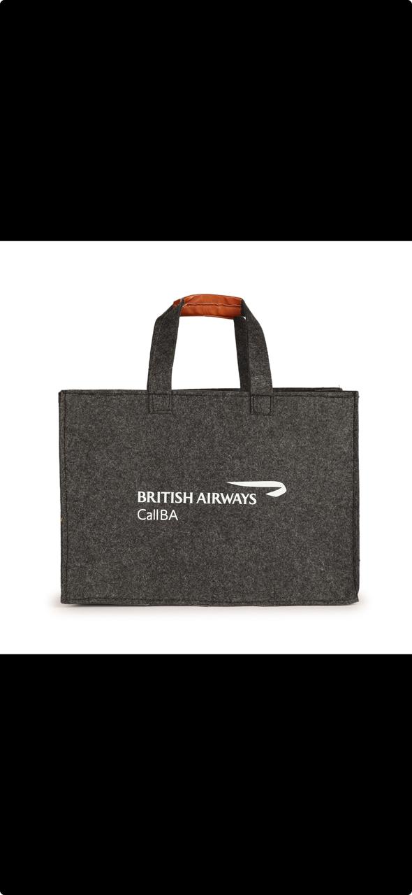 Premium Felt Tote Bag with Padded Handles - Stylish Storage Tote for Shopping, Office, and Daily Use (Gray)